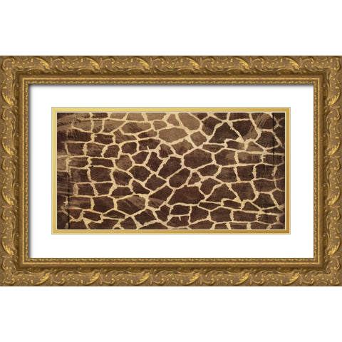Animal Print 3 Gold Ornate Wood Framed Art Print with Double Matting by Grey, Jace