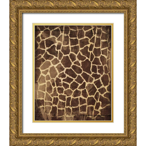 Animal Print 3 Gold Ornate Wood Framed Art Print with Double Matting by Grey, Jace