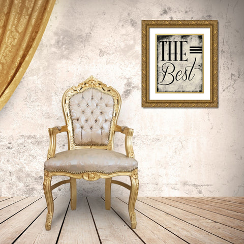 The Best Gold Ornate Wood Framed Art Print with Double Matting by Grey, Jace