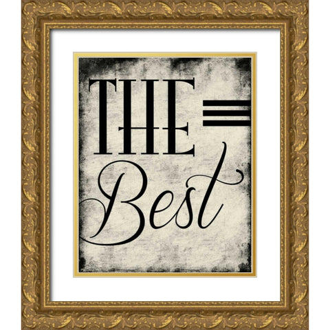 The Best Gold Ornate Wood Framed Art Print with Double Matting by Grey, Jace