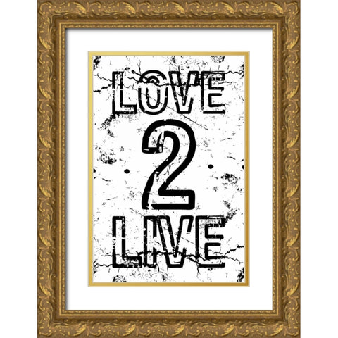 L2L Gold Ornate Wood Framed Art Print with Double Matting by Grey, Jace