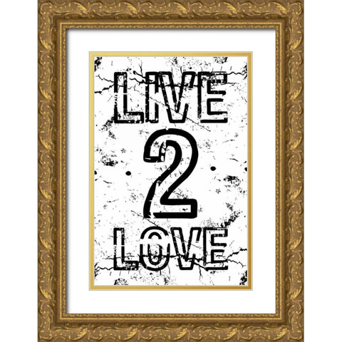 L2L Mate Gold Ornate Wood Framed Art Print with Double Matting by Grey, Jace
