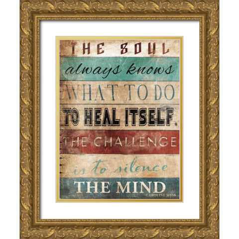 The Soul Gold Ornate Wood Framed Art Print with Double Matting by Grey, Jace
