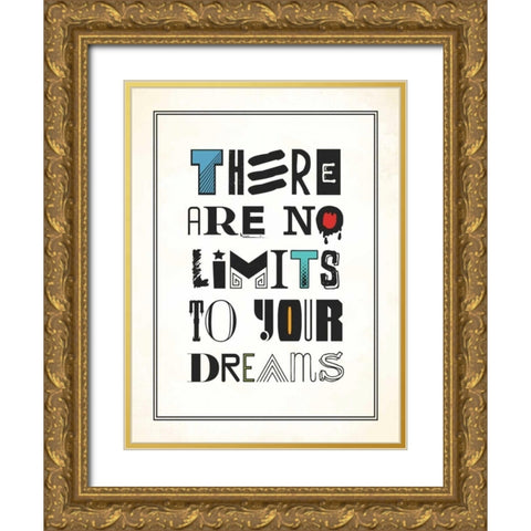 No Limits Gold Ornate Wood Framed Art Print with Double Matting by Grey, Jace