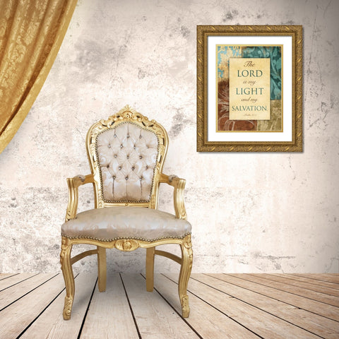 Lord Light Gold Ornate Wood Framed Art Print with Double Matting by Grey, Jace