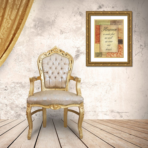 Heaven Spice Patch Gold Ornate Wood Framed Art Print with Double Matting by Grey, Jace