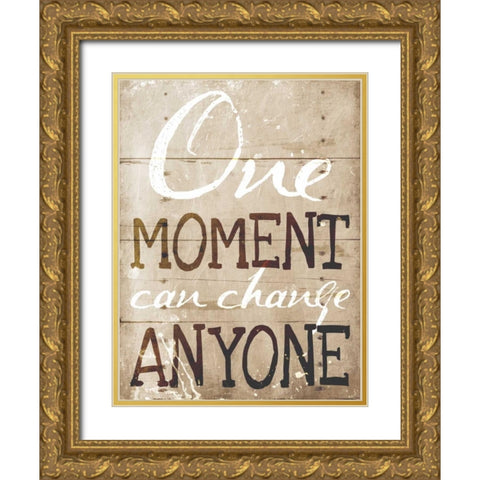 One Moment Gold Ornate Wood Framed Art Print with Double Matting by Grey, Jace