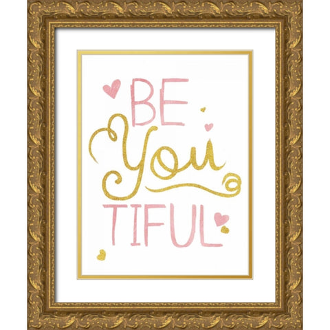 BeUtiful Gold Ornate Wood Framed Art Print with Double Matting by Grey, Jace
