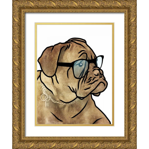 Dull Henry Gold Ornate Wood Framed Art Print with Double Matting by Grey, Jace