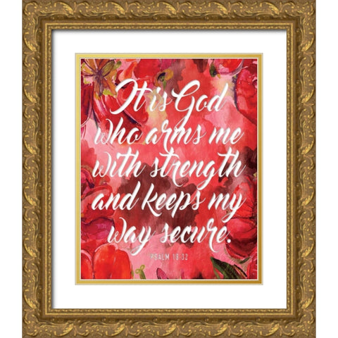 It Is God Gold Ornate Wood Framed Art Print with Double Matting by Grey, Jace