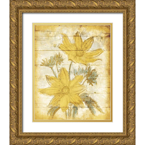 Calm Day Breeze Mate Gold Ornate Wood Framed Art Print with Double Matting by Grey, Jace
