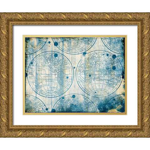 Make History Gold Ornate Wood Framed Art Print with Double Matting by Grey, Jace
