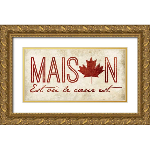 French Home Gold Ornate Wood Framed Art Print with Double Matting by Grey, Jace