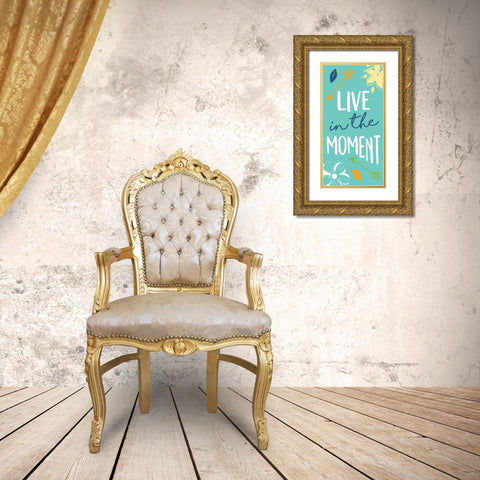 Moment Gold Ornate Wood Framed Art Print with Double Matting by Grey, Jace