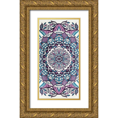 WaterLust Mate Gold Ornate Wood Framed Art Print with Double Matting by Grey, Jace