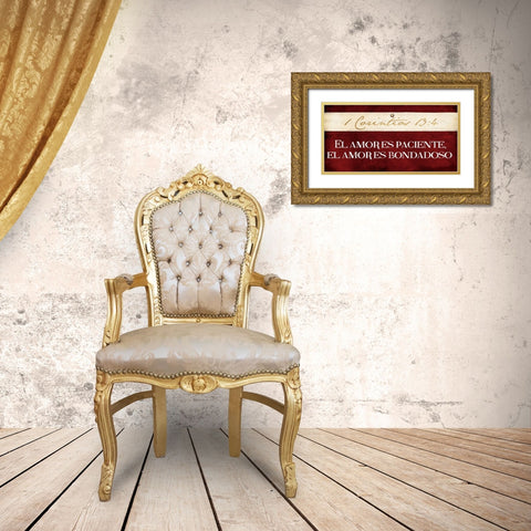 Corintios Gold Ornate Wood Framed Art Print with Double Matting by Grey, Jace