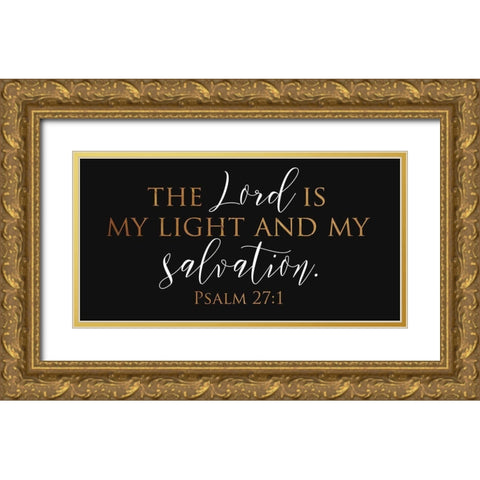 Love Salvation Gold Ornate Wood Framed Art Print with Double Matting by Grey, Jace