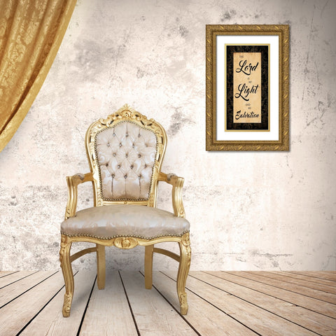 Lord Light Gold Ornate Wood Framed Art Print with Double Matting by Grey, Jace
