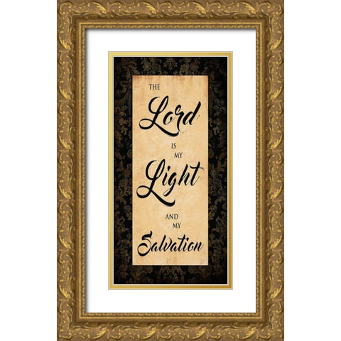 Lord Light Gold Ornate Wood Framed Art Print with Double Matting by Grey, Jace