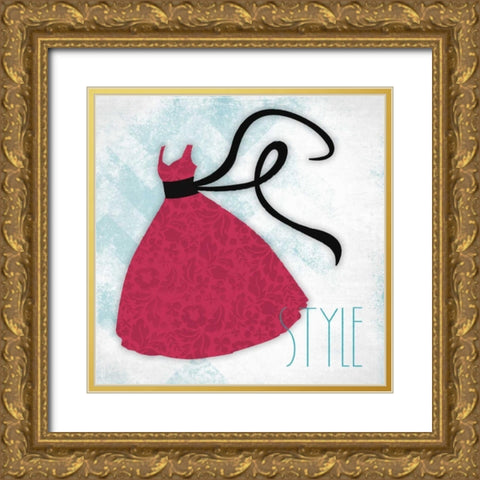 Style Gold Ornate Wood Framed Art Print with Double Matting by Grey, Jace