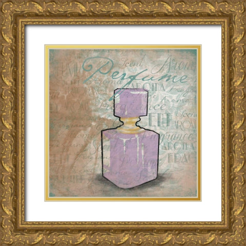 Perfume Gold Ornate Wood Framed Art Print with Double Matting by Grey, Jace