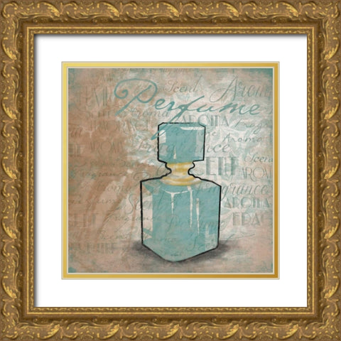 Perfume Gold Ornate Wood Framed Art Print with Double Matting by Grey, Jace