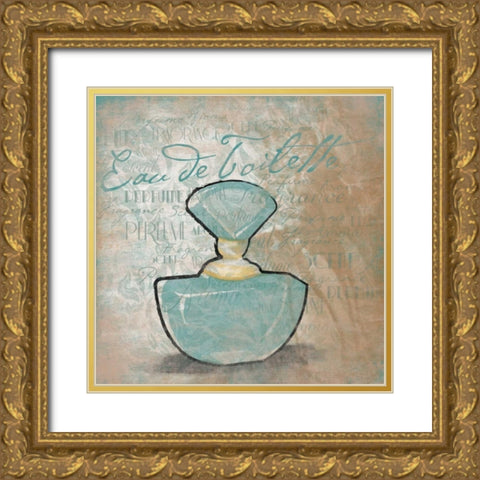 Eau de Toilette Gold Ornate Wood Framed Art Print with Double Matting by Grey, Jace
