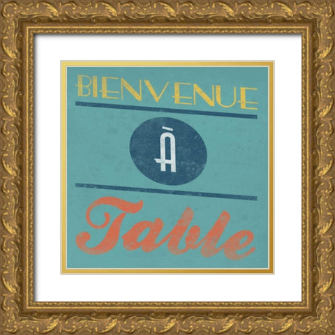 Enjoy French Gold Ornate Wood Framed Art Print with Double Matting by Grey, Jace