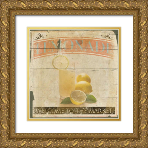 Lemonade 2 Gold Ornate Wood Framed Art Print with Double Matting by Grey, Jace
