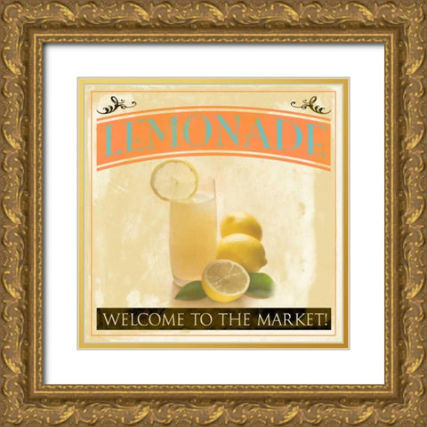 Lemonade 3 Gold Ornate Wood Framed Art Print with Double Matting by Grey, Jace