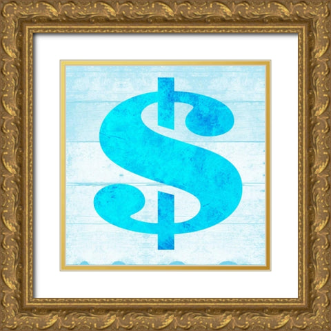 SHIFT KEY $ Gold Ornate Wood Framed Art Print with Double Matting by Grey, Jace