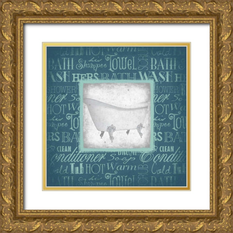 TUB Gold Ornate Wood Framed Art Print with Double Matting by Grey, Jace