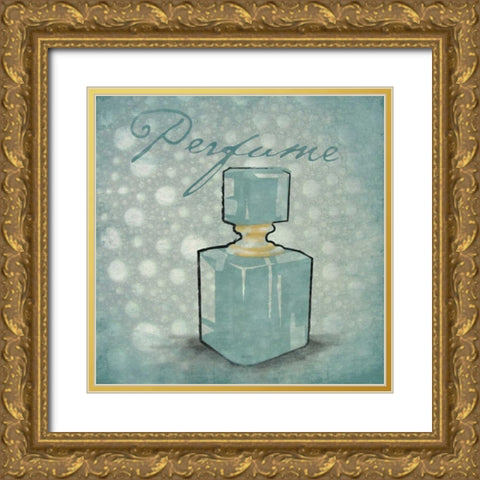 Perfume bubbles Gold Ornate Wood Framed Art Print with Double Matting by Grey, Jace
