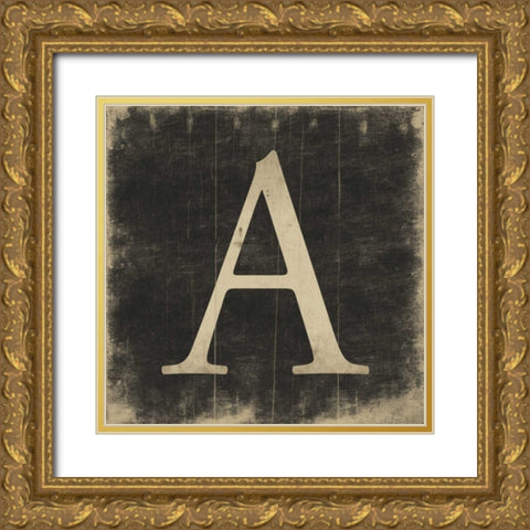 A Gold Ornate Wood Framed Art Print with Double Matting by Grey, Jace