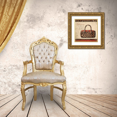 Glamour Sense Gold Ornate Wood Framed Art Print with Double Matting by Grey, Jace