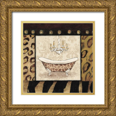 Bath 4 Gold Ornate Wood Framed Art Print with Double Matting by Grey, Jace