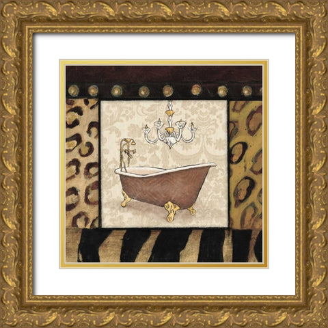 Bath 6 Gold Ornate Wood Framed Art Print with Double Matting by Grey, Jace