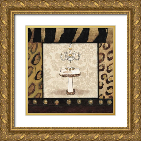 Sink 1 Gold Ornate Wood Framed Art Print with Double Matting by Grey, Jace