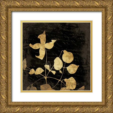 Silo Flower 4 Gold Ornate Wood Framed Art Print with Double Matting by Grey, Jace