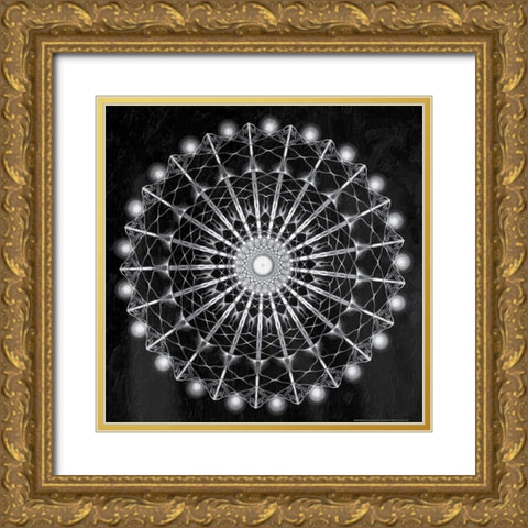 Sunken Gold Ornate Wood Framed Art Print with Double Matting by Grey, Jace