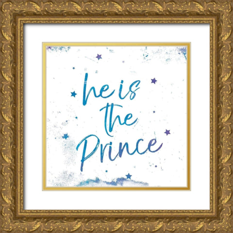 Prince Gold Ornate Wood Framed Art Print with Double Matting by Grey, Jace