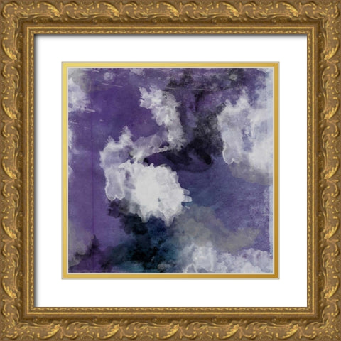 Watercolor1 plum Gold Ornate Wood Framed Art Print with Double Matting by Grey, Jace