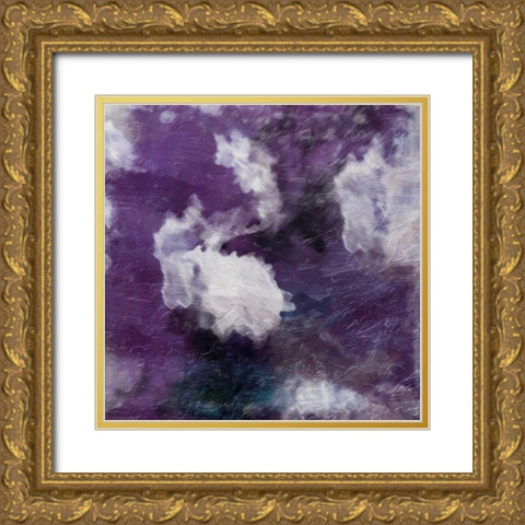 Purple Atmosphere 1 Gold Ornate Wood Framed Art Print with Double Matting by Grey, Jace