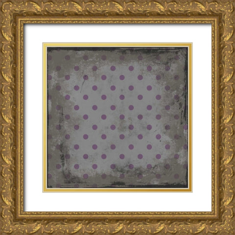 Pattern 3 Gold Ornate Wood Framed Art Print with Double Matting by Grey, Jace