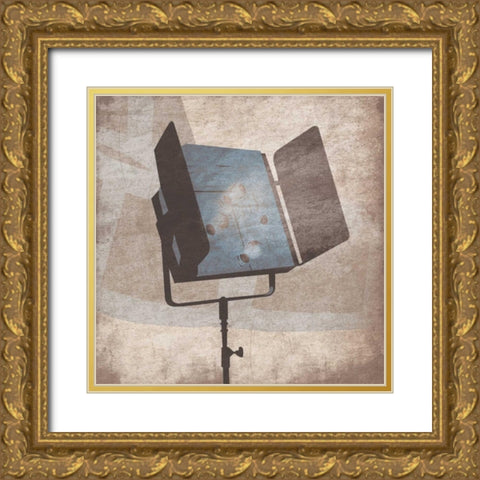 Light2 Gold Ornate Wood Framed Art Print with Double Matting by Grey, Jace
