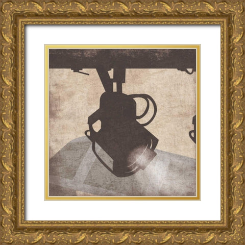 light3 Gold Ornate Wood Framed Art Print with Double Matting by Grey, Jace