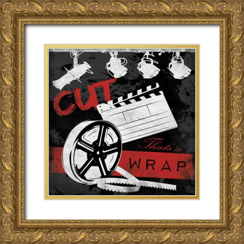 Wrap Gold Ornate Wood Framed Art Print with Double Matting by Grey, Jace