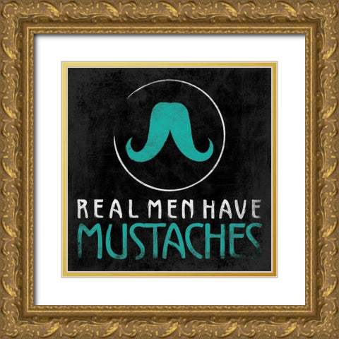 Real Men Gold Ornate Wood Framed Art Print with Double Matting by Grey, Jace