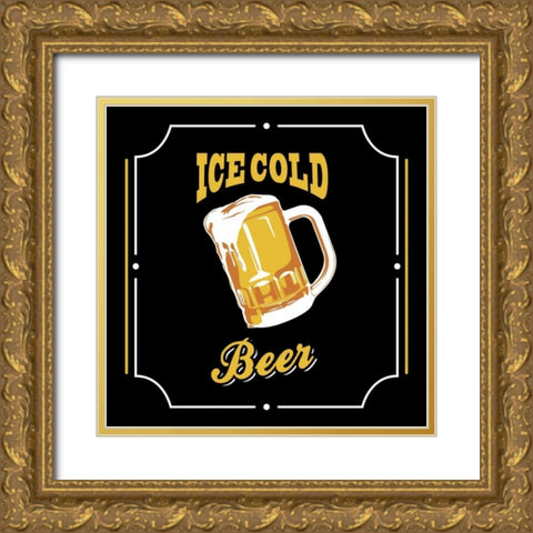 Ice Cold 2 Gold Ornate Wood Framed Art Print with Double Matting by Grey, Jace