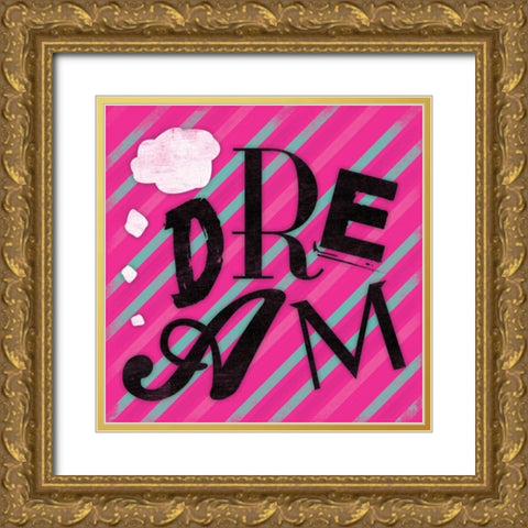 Dream Gold Ornate Wood Framed Art Print with Double Matting by Grey, Jace